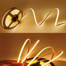 SLD01 Dotless Linear LED Strip Lights Low Voltage FCOB 8mm DC12V Tape Light