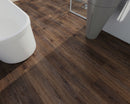 SPC Vinyl Rigid Core 7" Width 60" RL, 6mm Thick, 1.5mm IXPE Studio Russet, Invicta - Mazzia Collection bath view 2