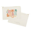 Summer Crew Cotton Canvas Cosmetic Bag