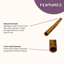 Summer Natural Reeds for Summer Leaf Bees - 6mm