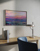 Sun Behind the Foothills - Limited Edition Canvas Print