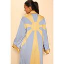 Sunburst Kimono Big Long Textured Satin Duster [Size L-XL Remaining]