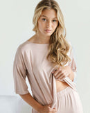Naked Modal Boatneck Tee | Last Chance