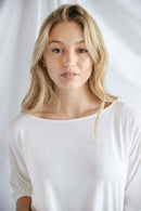 Naked Modal Boatneck Tee | Last Chance