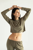 Cosset Cropped Sweatshirt | Last Chance