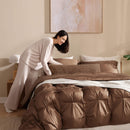 Premium Bamboo Viscose Bubble Comforter Bundle