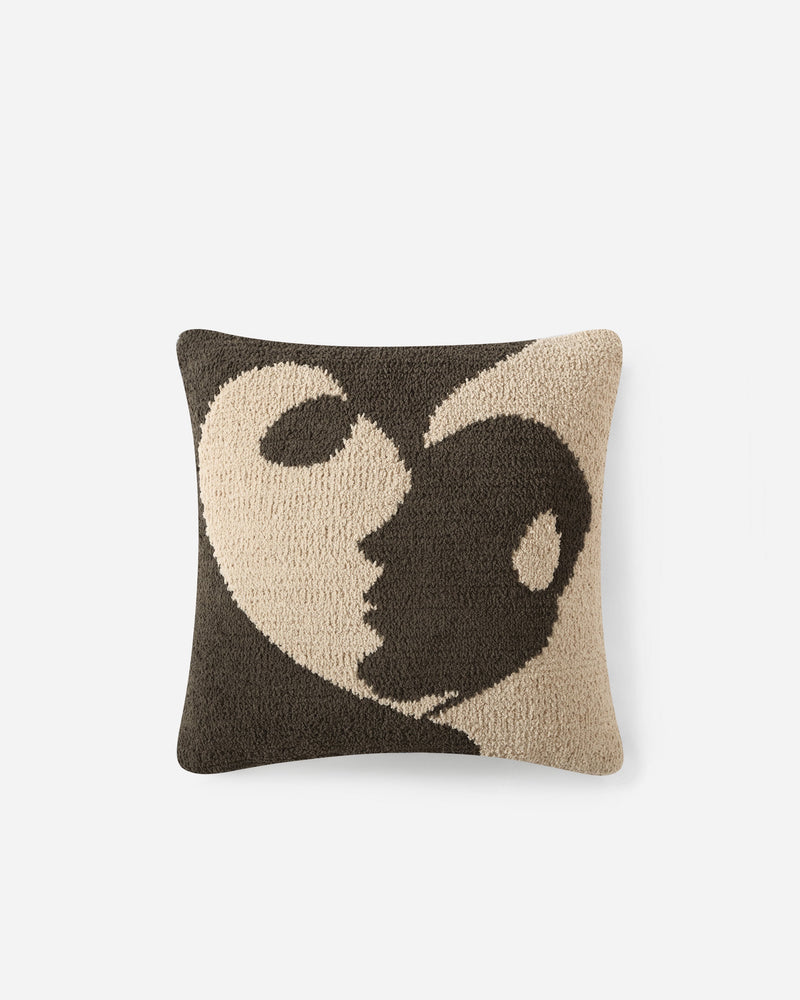 Faces II Throw Pillow