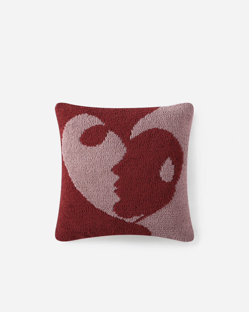 Faces II Throw Pillow