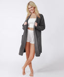 Snug Ribbed Cardigan Robe | Last Chance