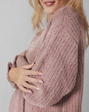Snug Ribbed Cardigan Robe | Last Chance
