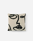 Faces Throw Pillow