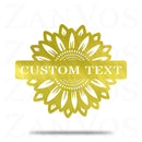 Sunflower Monogram