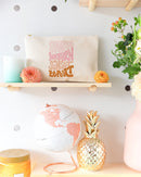 Sunrise Sunburn Sunset Repeat Cotton Canvas Cosmetic Bag