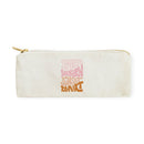 Sunrise Sunburn Sunset Repeat Cotton Canvas Pencil Case