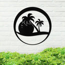 Sunset Palms Sign