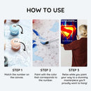 Superman Logo  - Paint By Numbers Kit