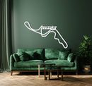 Suzuka Formula 1 Metal Circuit Wall Art - NC1100