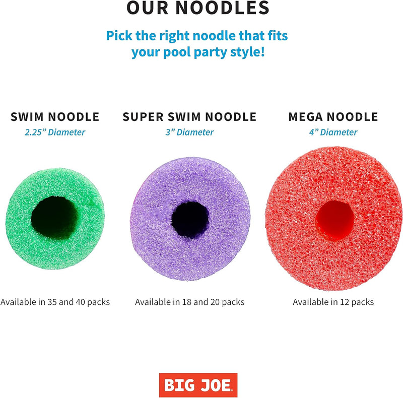 Mega Swim Noodle 12Pk