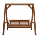 Amish Casual Heavy Duty Roll Back Swing with A-Frame Stand