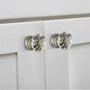 Mascot Hardware Swirl 1-1/2 in. Crystal Drawer Cabinet knob