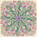 Swirling Thistles Mandala Counted Cross Stitch Kit by Bothy Threads XBUF3