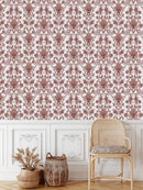 Vintage Burgundy Wallpaper