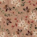 Brown Floral Wallpaper