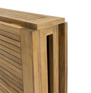 Naples Natural Teak Rectangular Dual Folding Balcony Table - 51"