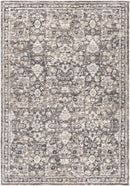 Talihina Brown Luxe Damask Rug