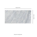 Arabescato Venato Milano Ribbo 12"x24" Honed Fluted Marble Wall Tile - MSI Collection measurement view