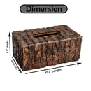 Mascot Hardware All Design (10.2'' x 4.33'' x 5.7'') Wooden Tissue Box Cover Holder
