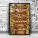 Pursue Your Passion Never Give Up Motivation Sign II