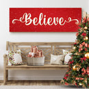 Believe Christmas Theme Sign II