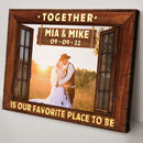 Together Is Our Favorite Place To Be Sign II