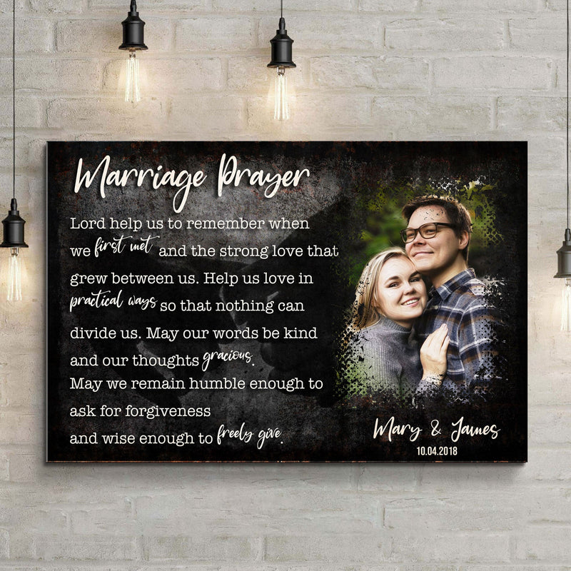 Marriage Prayer Couple Sign