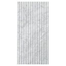 Carrara White Milano Ribbo 12"x24" Honed Fluted Marble Wall Tile - MSI Collection tile view