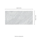 Carrara White Valentino Fluto 12"x24" Honed Fluted Marble Wall Tile - MSI Collection