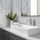 Carrara White Valentino Fluto 12"x24" Honed Fluted Marble Wall Tile - MSI Collection