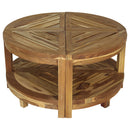 Haussmann Teak Teak Corner Table 15.5 W x 15.5 D x 16 in Height Teak Oil