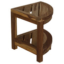 Haussmann Teak Teak Corner Table 15.5 W x 15.5 D x 16 in Height Teak Oil