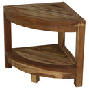 Haussmann Teak Teak Corner Table 15.5 W x 15.5 D x 16 in Height Teak Oil