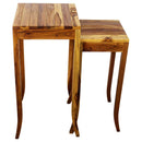 Haussmann® Teak Curved Table Set 1330-1634 Oak Oil