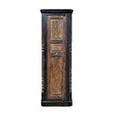 Antique Teak Wood Carved Door 83" Tall Armoire