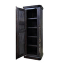 Antique Teak Wood Carved Door 83" Tall Armoire