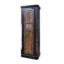 Antique Teak Wood Carved Door 83" Tall Armoire