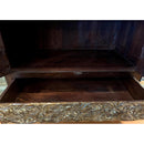 Elegant Carved Chakra Solid Wood Armoire