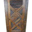 Farmhouse Style 90" Tall Solid Wood Armoire With Mosaic Carvings