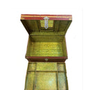 Antique Metal Manuscript Trunk From India