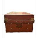 Antique Metal Manuscript Trunk From India