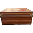 Antique Metal Manuscript Trunk From India